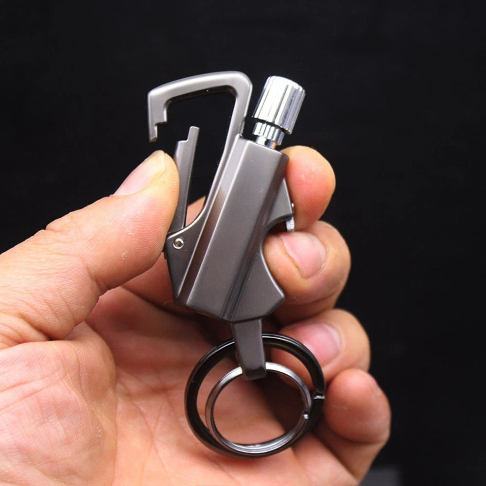 Pocket Flame 3-in-1 Keychain – Lighter, Bottle Opener & EDC Tool
