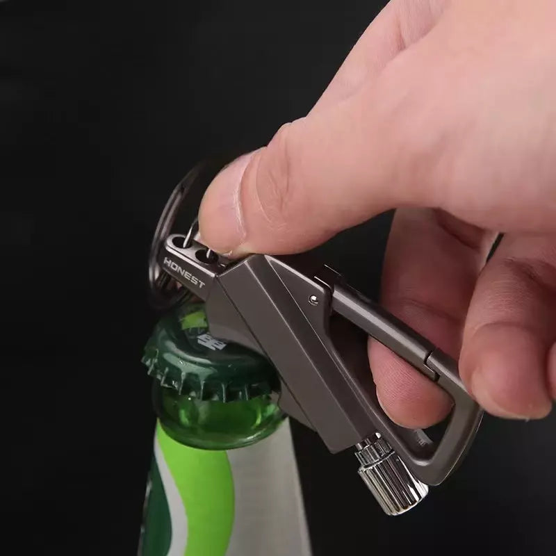 Pocket Flame 3-in-1 Keychain – Lighter, Bottle Opener & EDC Tool