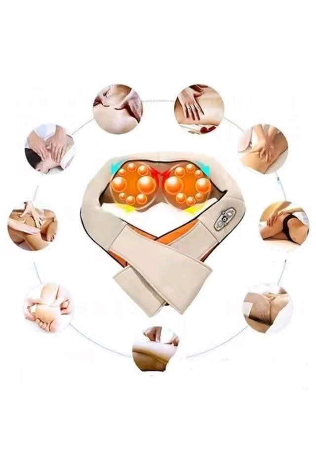 U Shape Pillow Massage Car/Home Use Neck and Back Massage Shoulder Infrared Heated Shawl Electrical Shiatsu Body Massager
