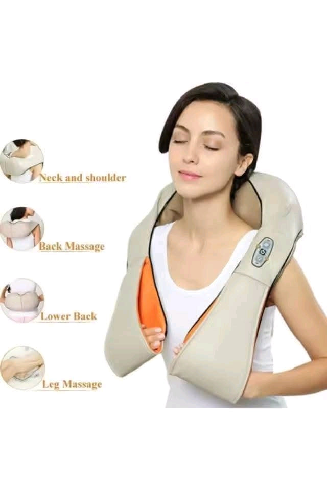 U Shape Pillow Massage Car/Home Use Neck and Back Massage Shoulder Infrared Heated Shawl Electrical Shiatsu Body Massager